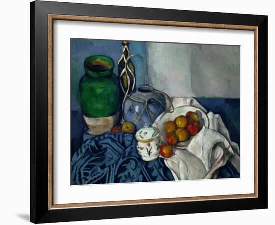 Still Life with Apples, 1893-1894-Paul Cézanne-Framed Giclee Print