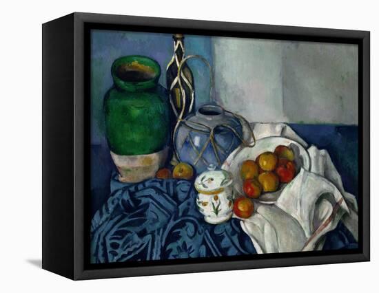 Still Life with Apples, 1893-1894-Paul Cézanne-Framed Premier Image Canvas