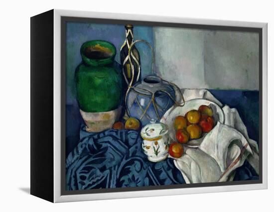 Still Life with Apples, 1893-1894-Paul Cézanne-Framed Premier Image Canvas