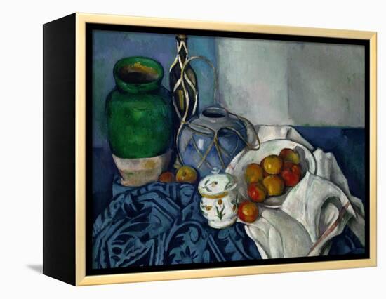 Still Life with Apples, 1893-1894-Paul Cézanne-Framed Premier Image Canvas