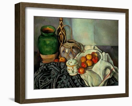 Still Life with Apples, 1893-94-Paul Cézanne-Framed Giclee Print