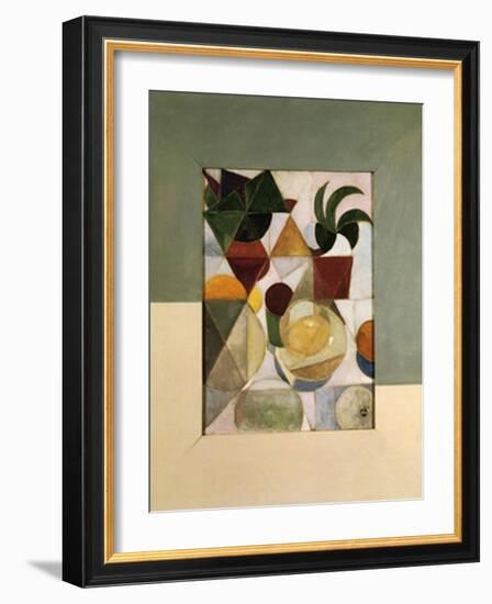 Still Life with Apples, 1916-Theo Van Doesburg-Framed Giclee Print