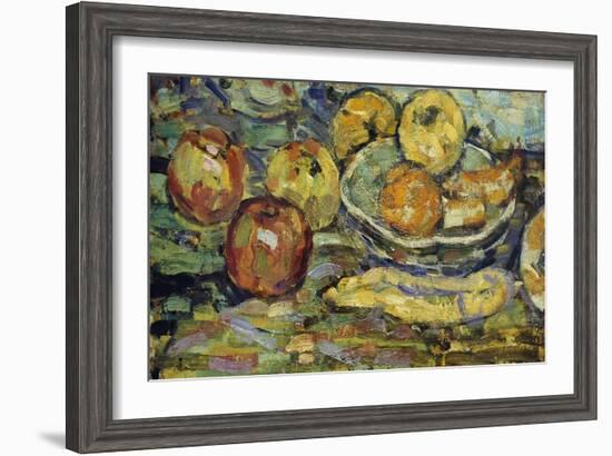 Still Life with Apples and a Bowl-Maurice Brazil Prendergast-Framed Giclee Print