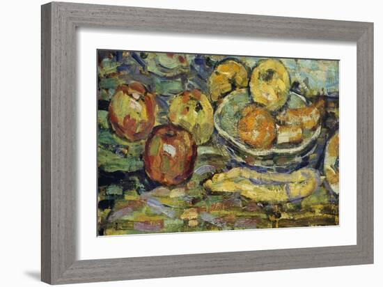 Still Life with Apples and a Bowl-Maurice Brazil Prendergast-Framed Giclee Print