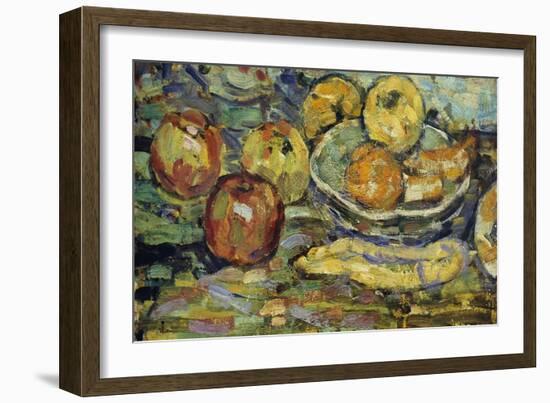 Still Life with Apples and a Bowl-Maurice Brazil Prendergast-Framed Giclee Print