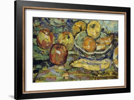Still Life with Apples and a Bowl-Maurice Brazil Prendergast-Framed Giclee Print