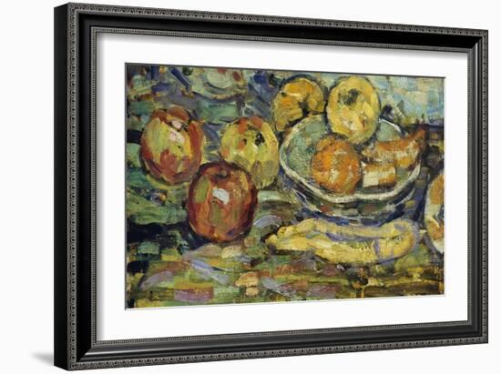 Still Life with Apples and a Bowl-Maurice Brazil Prendergast-Framed Giclee Print