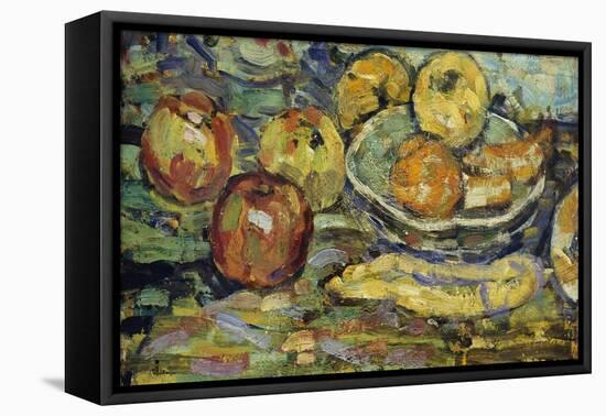 Still Life with Apples and a Bowl-Maurice Brazil Prendergast-Framed Premier Image Canvas