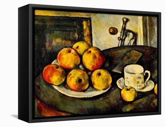 Still Life with Apples and a Cup, 1890-94-Paul Cézanne-Framed Premier Image Canvas