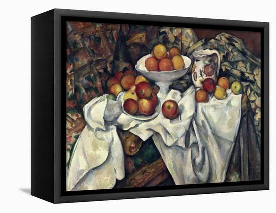 Still Life with Apples and Oranges, about 1895/1900-Paul Cézanne-Framed Premier Image Canvas