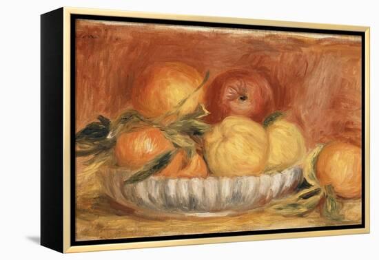 Still-Life with Apples and Oranges; Nature Morte Aux Pommes Et Oranges, Late 1890's-Pierre-Auguste Renoir-Framed Premier Image Canvas