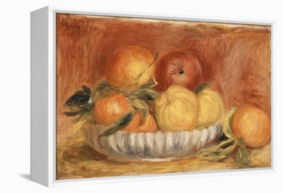 Still-life with Apples and Oranges-Pierre-Auguste Renoir-Framed Premier Image Canvas