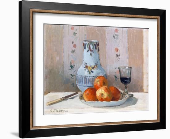 Still Life with Apples and Pitcher-Camille Pissarro-Framed Giclee Print