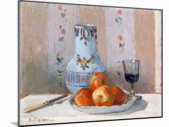 Still Life with Apples and Pitcher-Camille Pissarro-Mounted Giclee Print