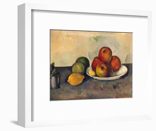 Still Life with Apples, C.1890-Paul C?zanne-Framed Premium Giclee Print