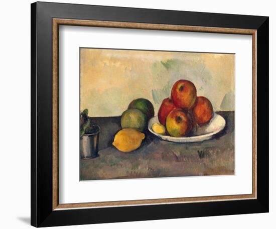 Still Life with Apples, C.1890-Paul C?zanne-Framed Premium Giclee Print