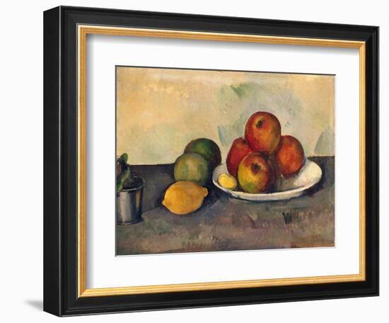 Still Life with Apples, C.1890-Paul C?zanne-Framed Premium Giclee Print