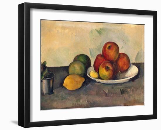 Still Life with Apples, C.1890-Paul C?zanne-Framed Giclee Print