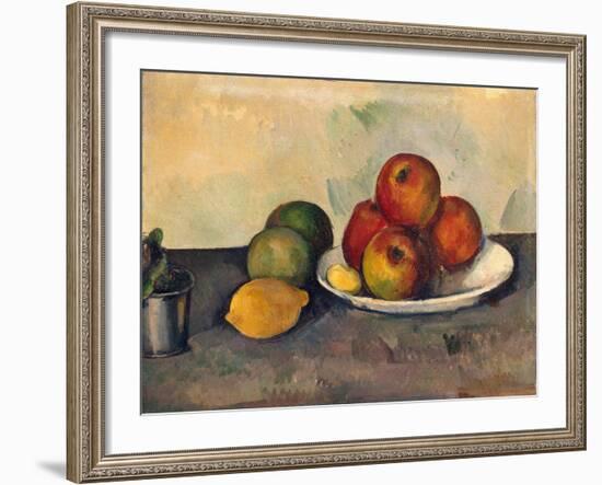 Still Life with Apples, C.1890-Paul C?zanne-Framed Giclee Print