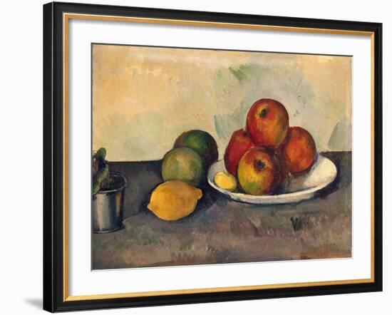 Still Life with Apples, C.1890-Paul C?zanne-Framed Giclee Print