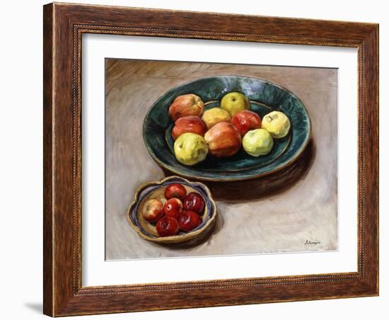 Still-Life with Apples; Nature Morte Aux Pommes, C.1926-Henri Lebasque-Framed Giclee Print