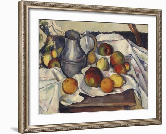 Still Life with Apples; Stilleben Mit Apfeln-Emil Orlik-Framed Giclee Print