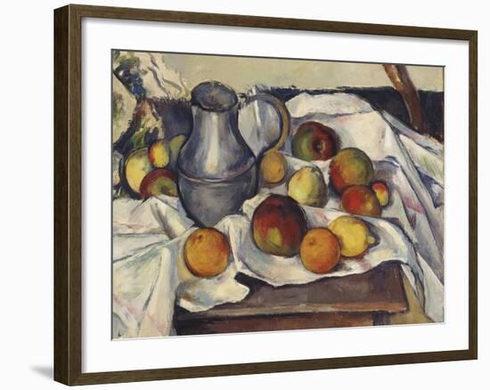 Still Life with Apples; Stilleben Mit Apfeln-Emil Orlik-Framed Giclee Print