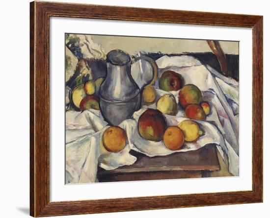 Still Life with Apples; Stilleben Mit Apfeln-Emil Orlik-Framed Giclee Print