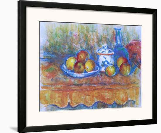 Still Life with Apples-Paul Cézanne-Framed Art Print