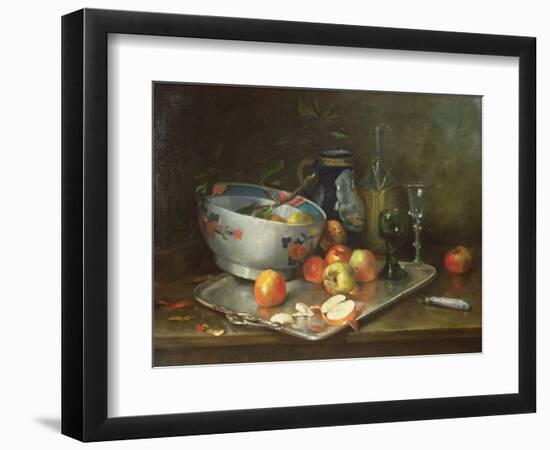 Still Life with Apples-Eugene Henri Cauchois-Framed Giclee Print