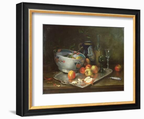 Still Life with Apples-Eugene Henri Cauchois-Framed Giclee Print