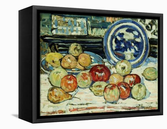 Still Life with Apples-Maurice Brazil Prendergast-Framed Premier Image Canvas