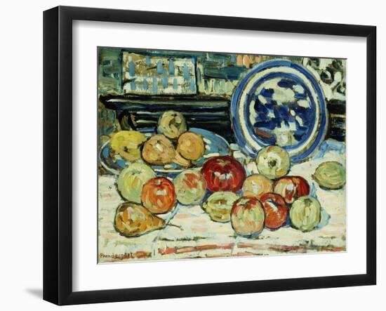 Still Life with Apples-Maurice Brazil Prendergast-Framed Giclee Print