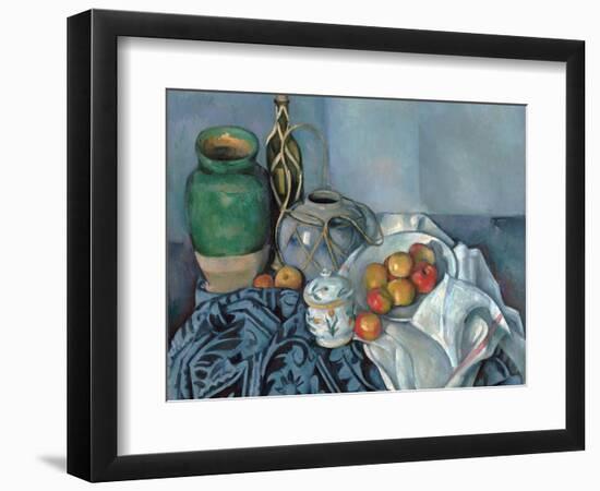 Still Life with Apples-Paul Cézanne-Framed Giclee Print