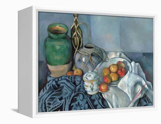 Still Life with Apples-Paul Cézanne-Framed Premier Image Canvas