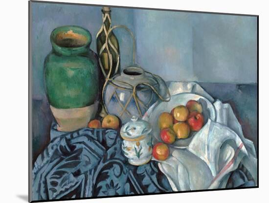 Still Life with Apples-Paul Cézanne-Mounted Giclee Print
