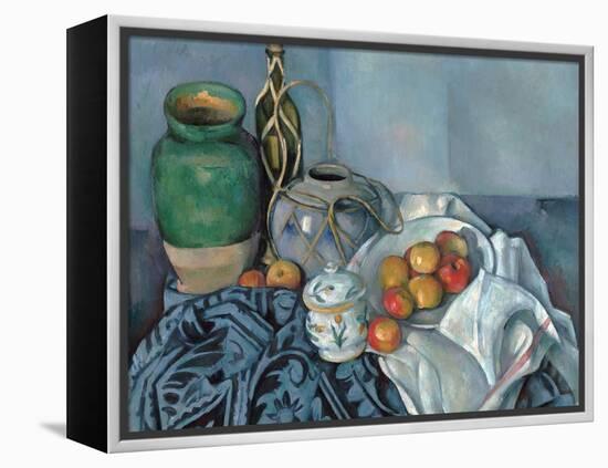 Still Life with Apples-Paul Cézanne-Framed Premier Image Canvas