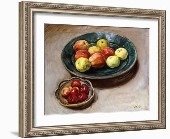 Still-life with Apples-Henri Lebasque-Framed Giclee Print