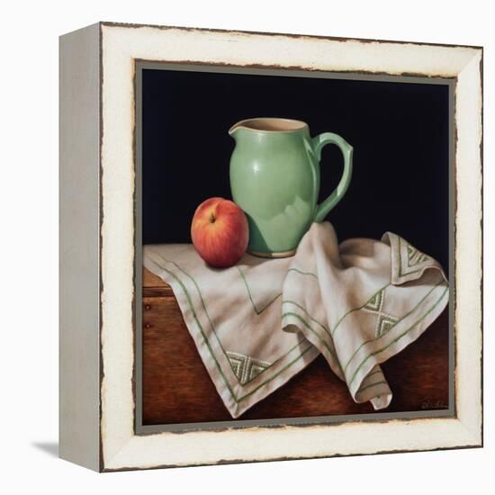 Still Life with Art Deco Cloth-Catherine Abel-Framed Premier Image Canvas