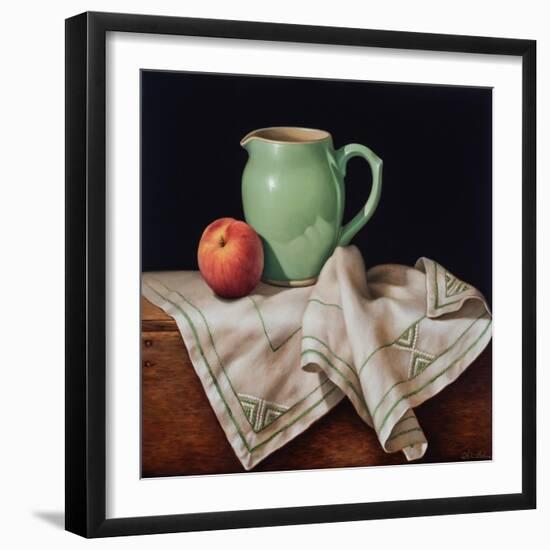 Still Life with Art Deco Cloth-Catherine Abel-Framed Giclee Print