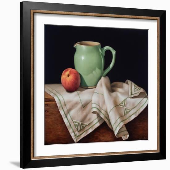 Still Life with Art Deco Cloth-Catherine Abel-Framed Giclee Print