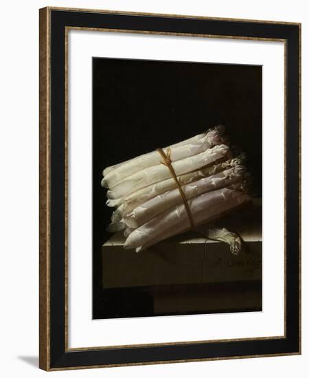 Still Life with Asparagus-Adriaen Coorte-Framed Art Print