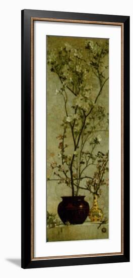 Still Life with Azaleas and Apple Blossoms-Charles Caryl Coleman-Framed Art Print