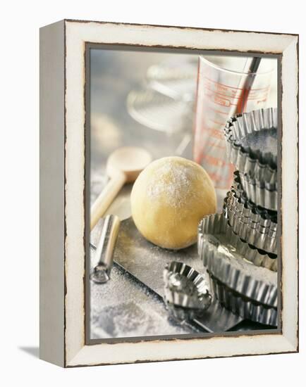 Still Life with Ball of Pastry and Various Baking Utensils-Jean-francois Rivière-Framed Premier Image Canvas