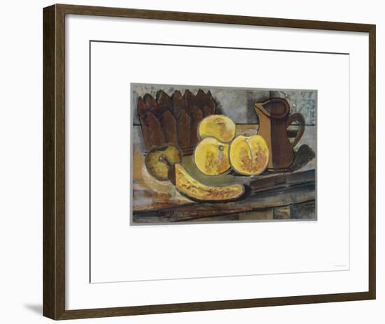 Still Life with Banana-Georges Braque-Framed Collectable Print