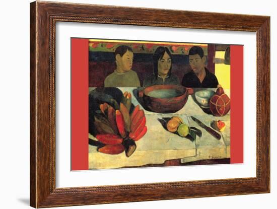 Still Life with Banana-Paul Gauguin-Framed Premium Giclee Print