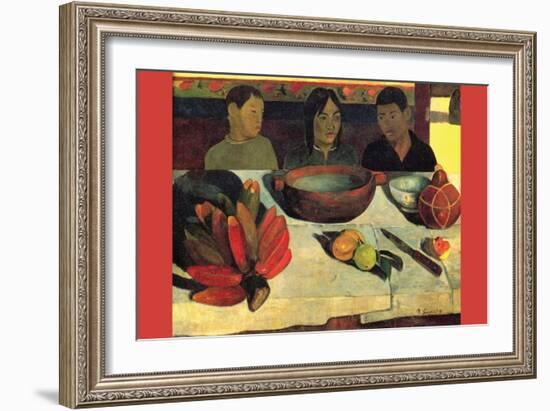 Still Life with Banana-Paul Gauguin-Framed Art Print