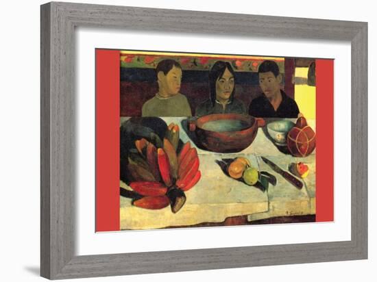 Still Life with Banana-Paul Gauguin-Framed Art Print