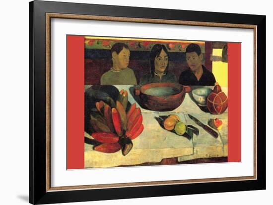 Still Life with Banana-Paul Gauguin-Framed Art Print