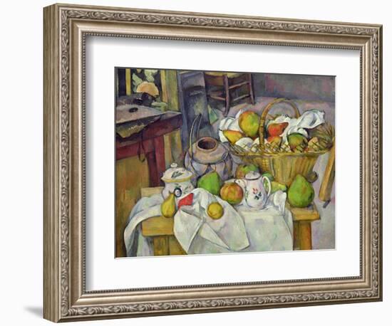 Still Life with Basket, 1888-90-Paul Cézanne-Framed Giclee Print